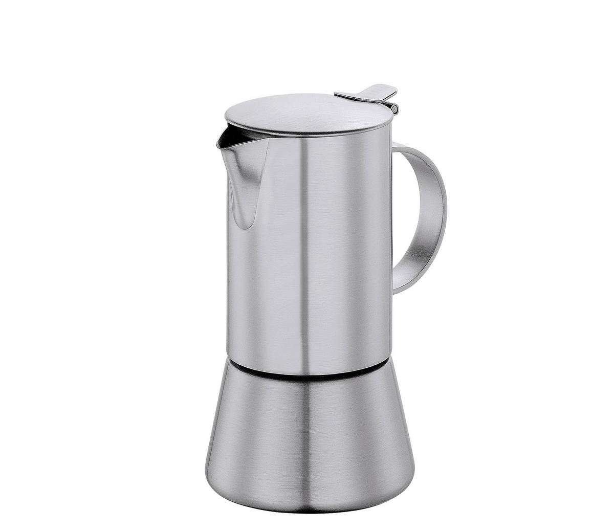 KAWIARKA DO ESPRESSO 342901 AIDA - kolor stalowy, Basics, metal (9/17,5cm) - Cilio