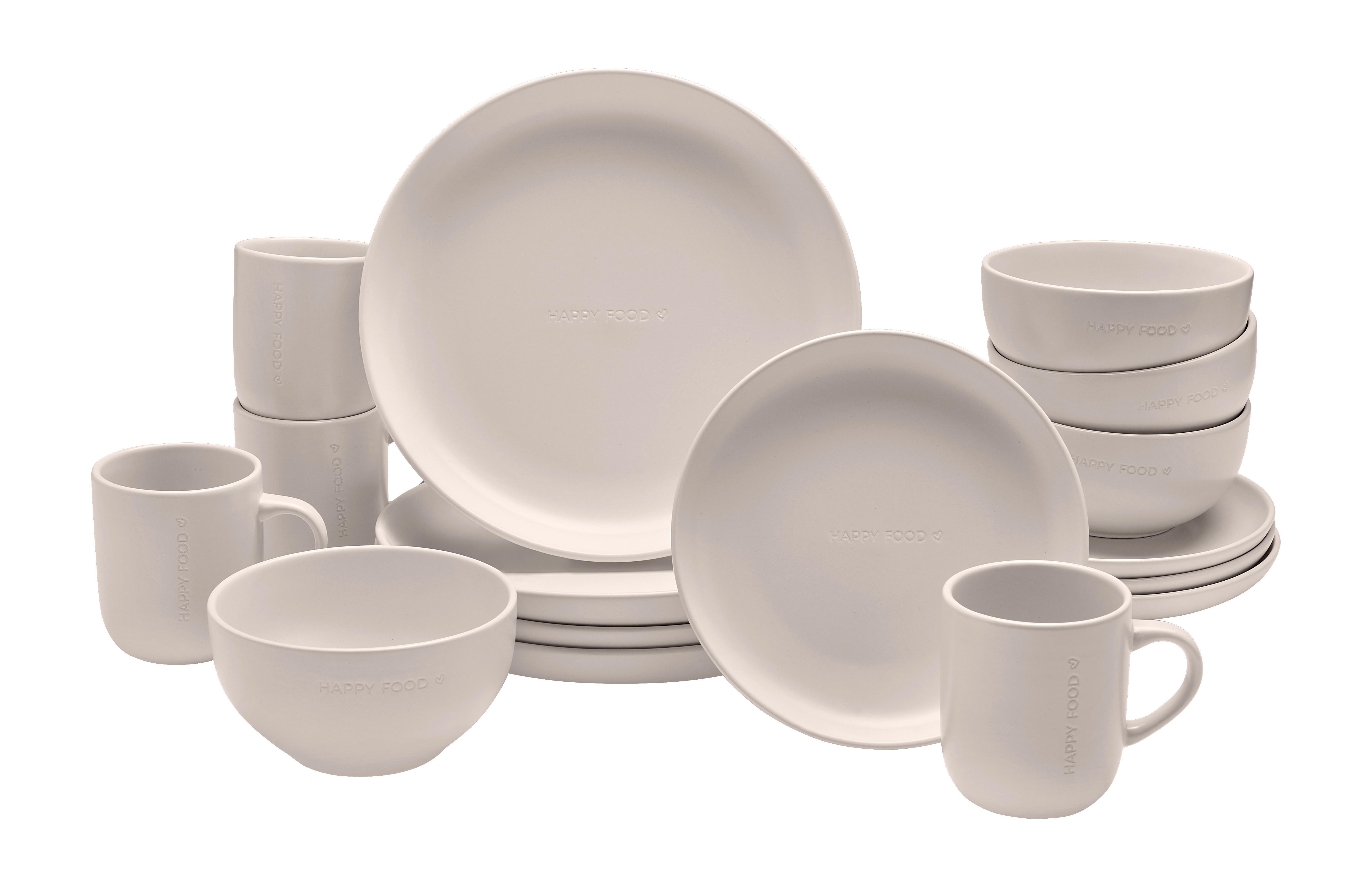 Étkészlet Fairy Tale - krémszínű, Romantik / Landhaus, kerámia (27/12cm) - Based