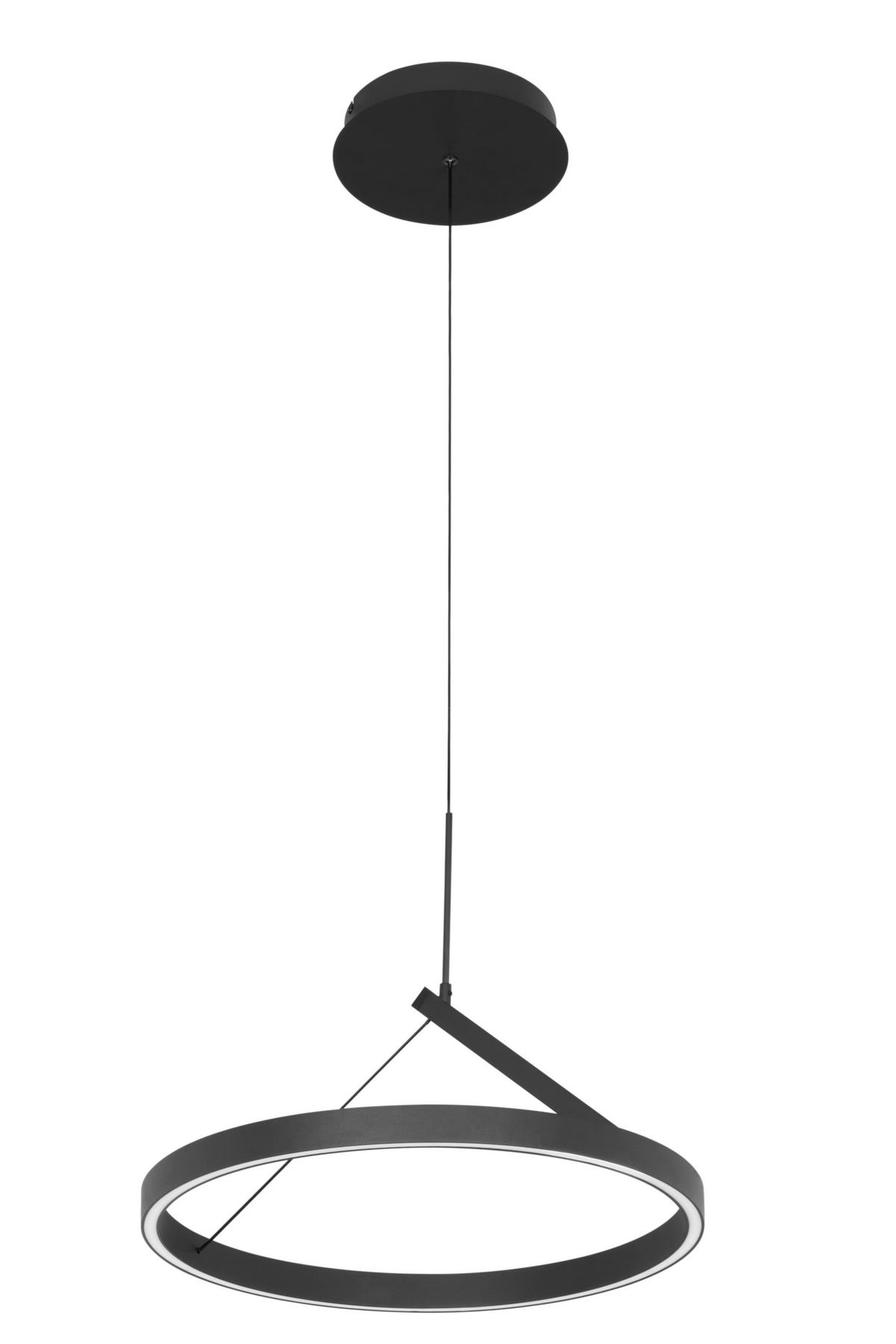 LAMPA WISZĄCA LED AERO *DK* - czarny, Design, metal (45/150cm) - Dieter Knoll
