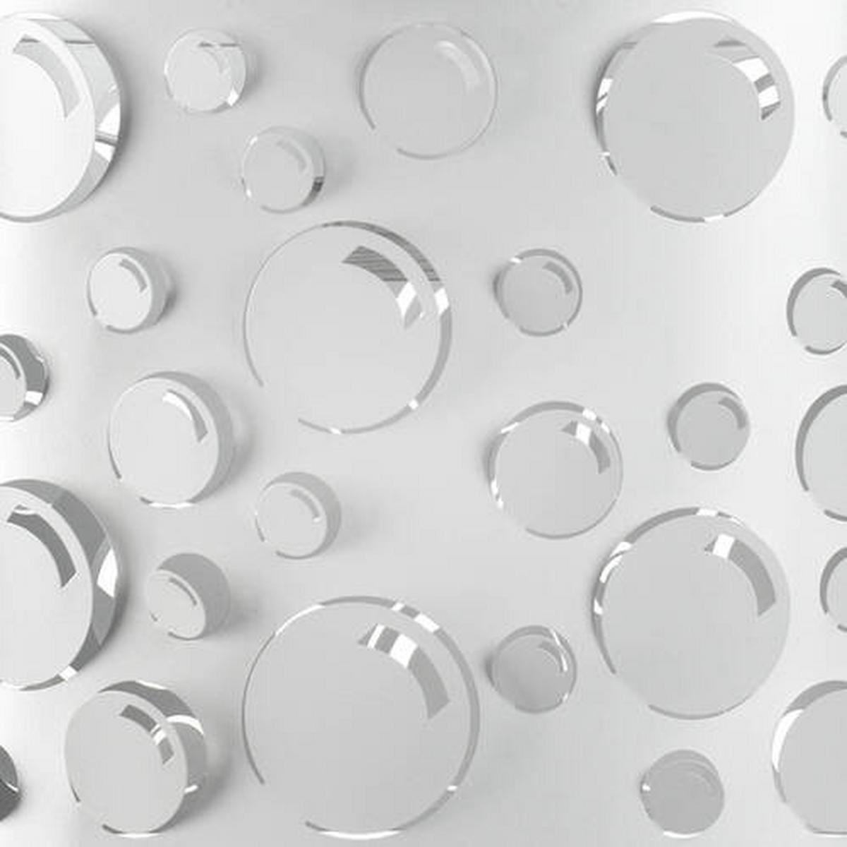 Hängeleuchte Bollicine Weiß max. 22 Watt - Weiß, Design, Metall (40/90cm)