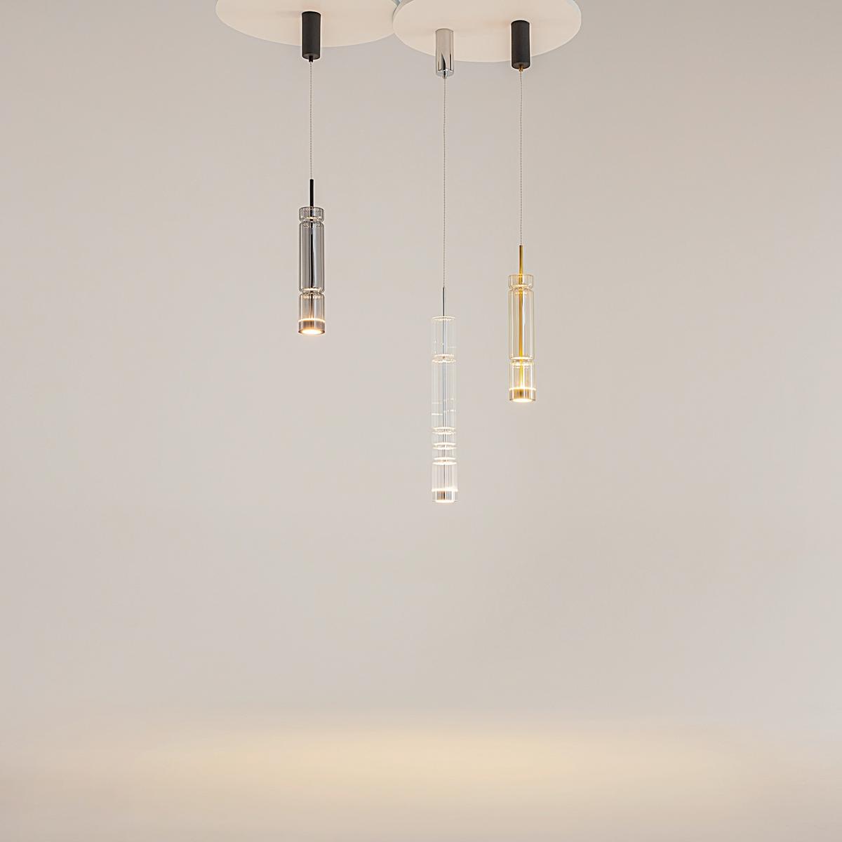 Pendelleuchte Mod272pl-L12ch3k - Chromfarben, Design, Metall (8/384cm) - MAYTONI