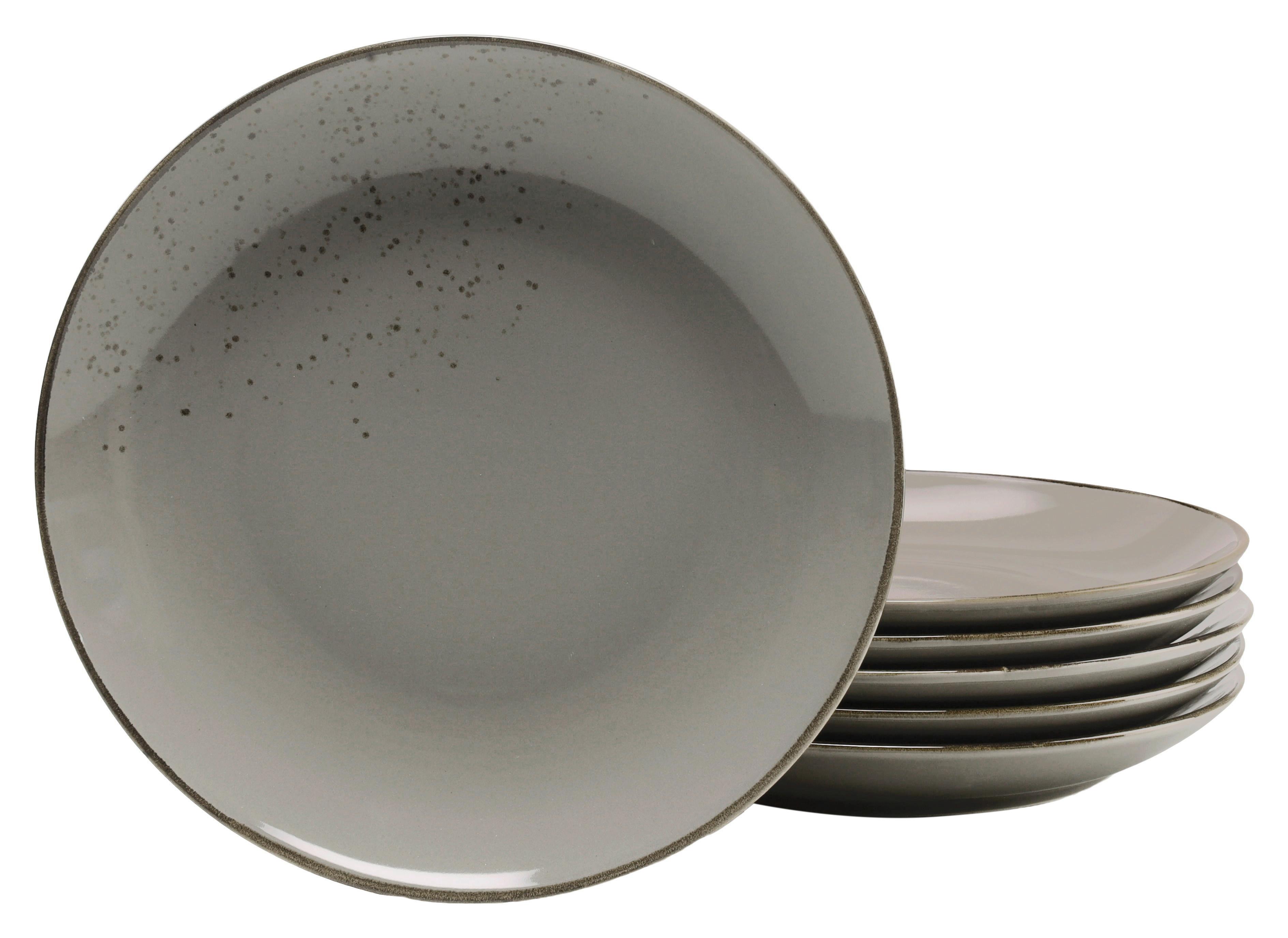 Speisetellerset 22045 Nature Collection - Grau, Trend, Keramik (27cm) - Creatable