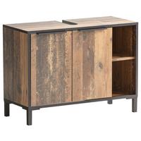 Omarica Za Pod Umivalnik Jaap, Rjava - črna/rjava, Konvencionalno, kovina/umetna masa (80/49,3/33cm) - Stylife