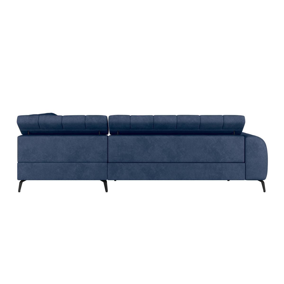 Kutna Garnitura Volf - plava/crna, Trend, tekstil/metal (261/203cm)