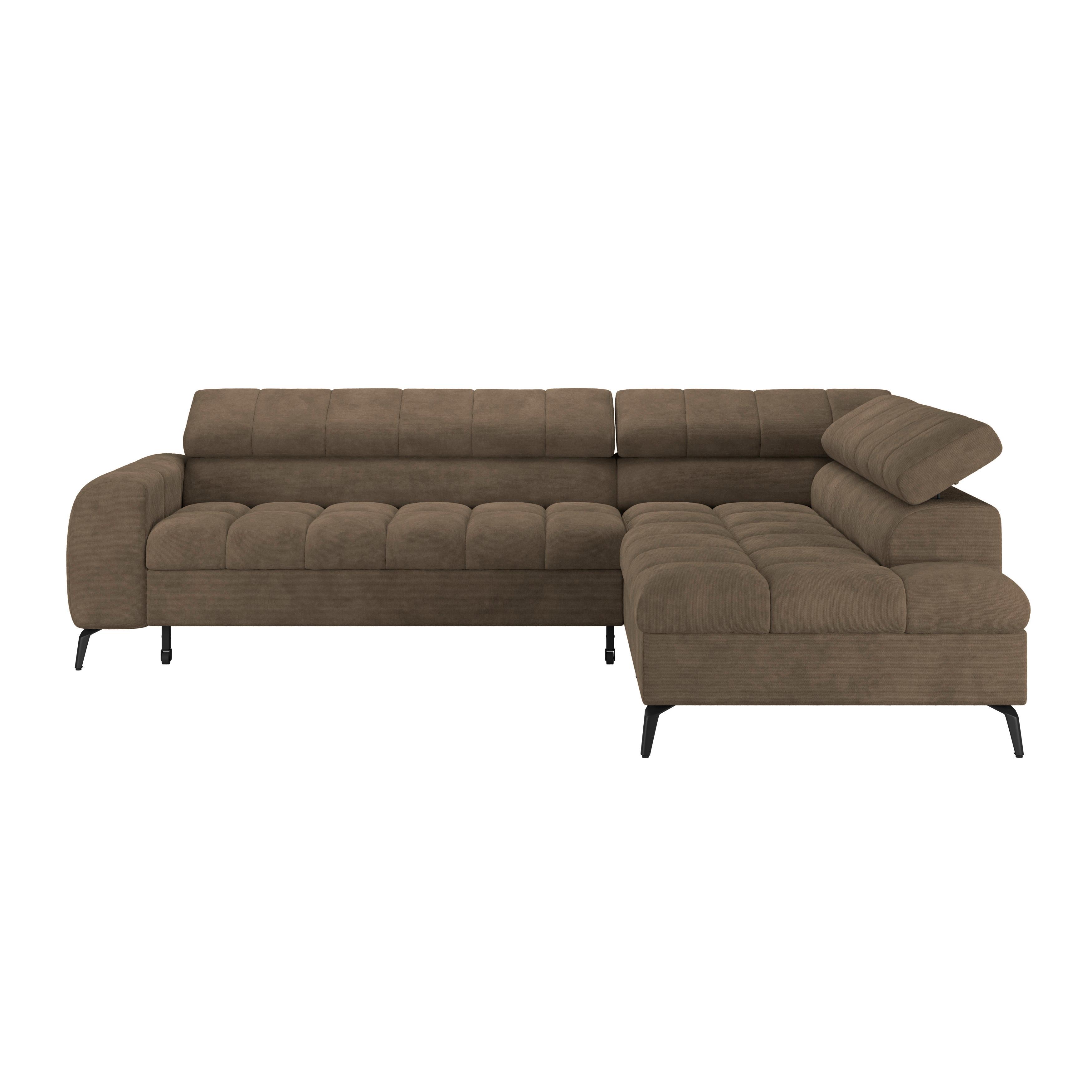Coltar VOLF - maro/negru, Trend, plastic/textil (261/203cm) - Modern Living