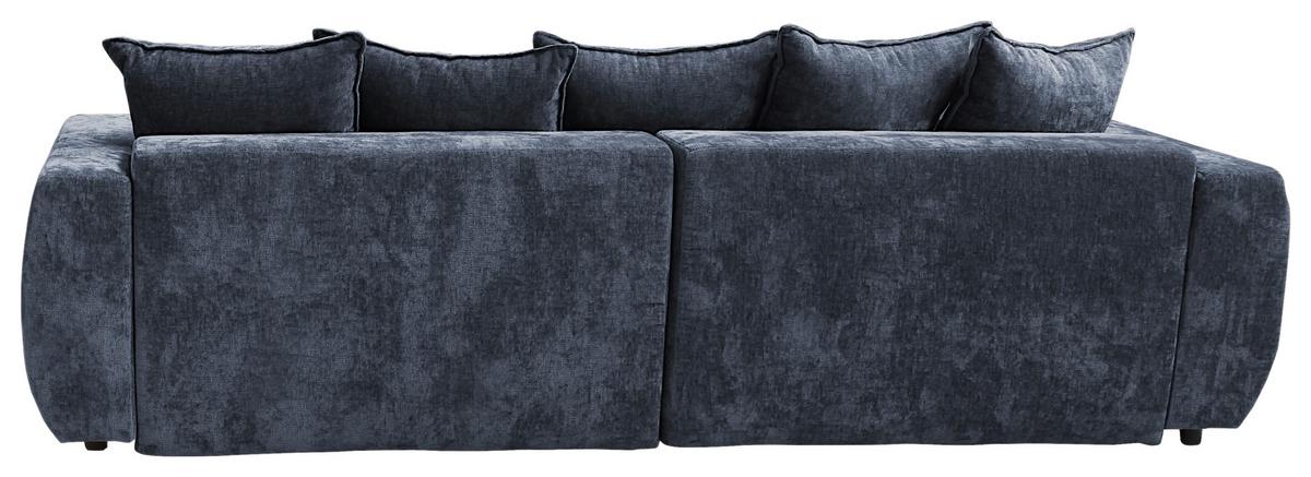 Mega Sofa Berg - tamno plava/crna, Trend, tekstil/plastika (292/71-99/127cm) - Modern Living