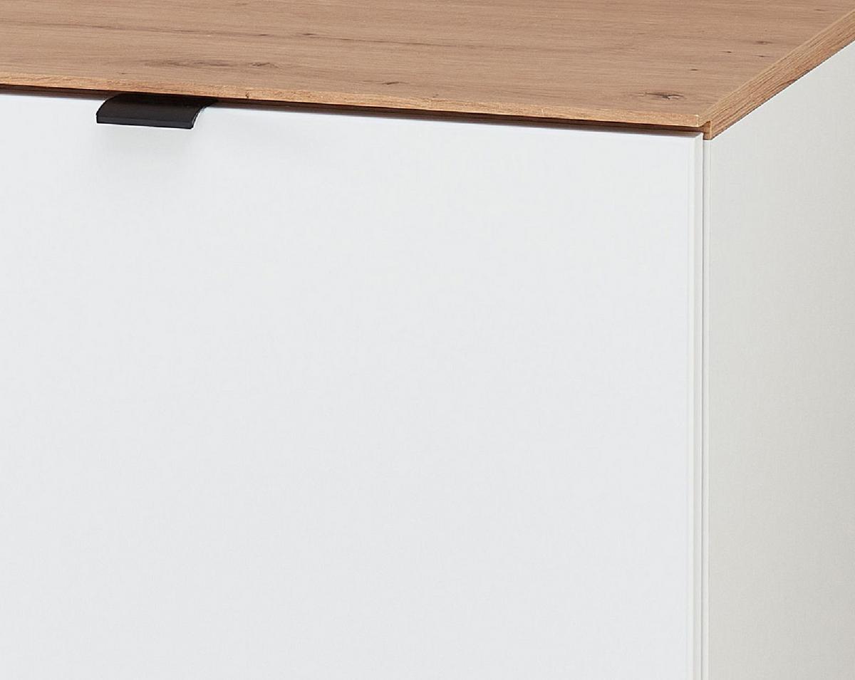 PRZEDPOKÓJ DIANA - biały/dąb artisan, Design, materiał drewnopochodny (255/179/37cm) - Voleo