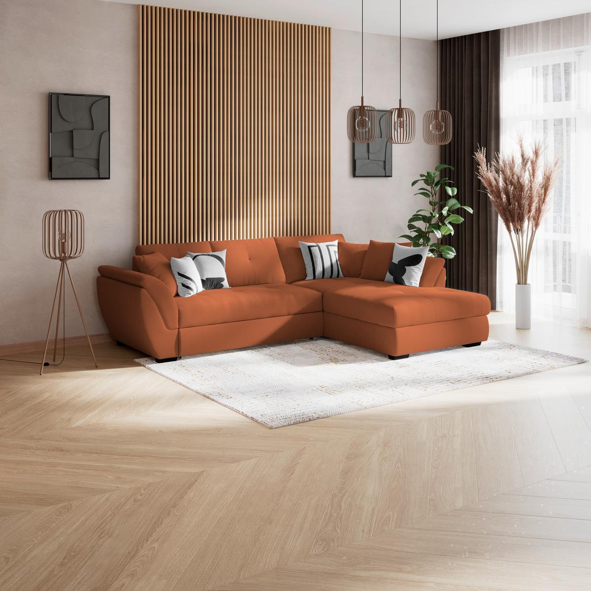 COLțAR - teracotă, Konventionell, textil (278/187cm) - Ondega