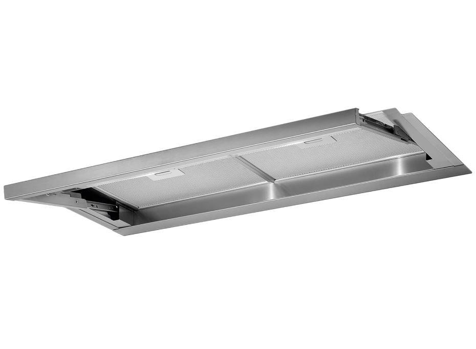 Dunstabzugshaube Supra 90 in Edelstahl/Glas - Edelstahlfarben, LIFESTYLE, Metall (90cm) - HKT