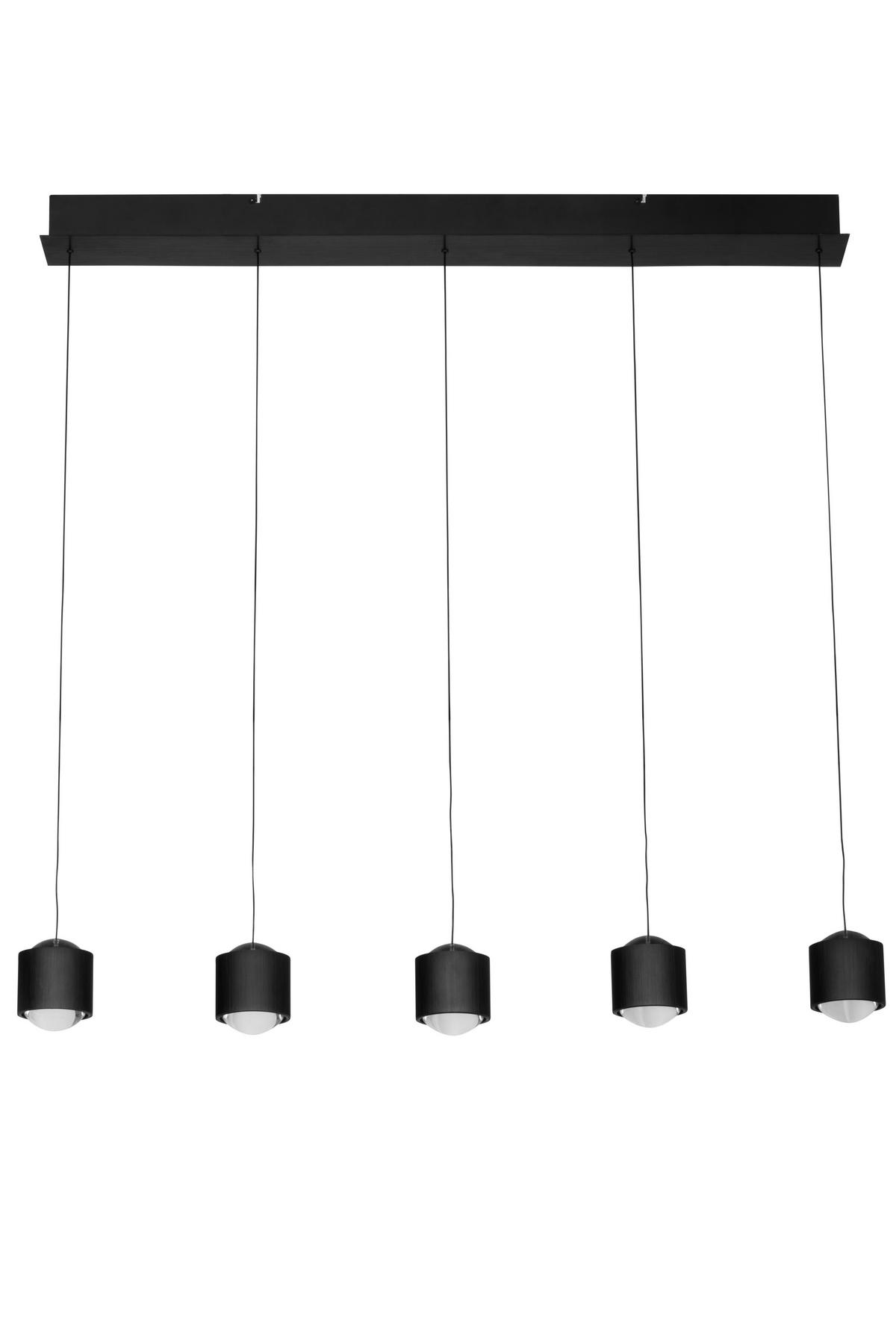 LAMPA WISZĄCA LED COLUMBIA *SBN* - czarny, Design, tworzywo sztuczne/metal (90/10/170cm) - Novel