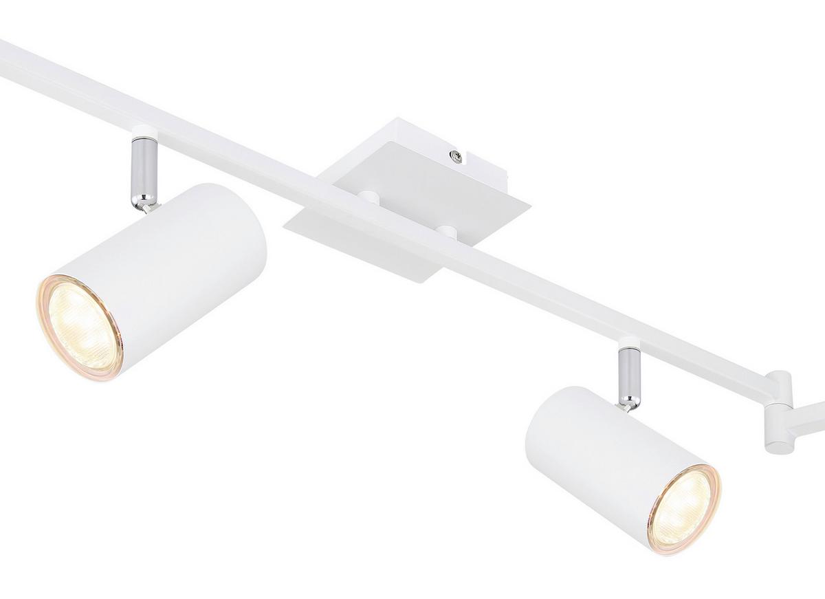 Strahler Robby max. 35 Watt - Weiß, Design, Metall (180/10/18,5cm) - Globo