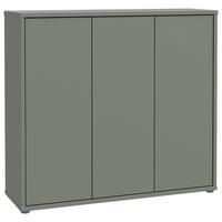 Omara Za Čevlje Alice, Žajbljevo Zelena - siva/žajbljevo zelena, Moderno, umetna masa/leseni material (109,2/99,1/34,9cm) - Xora