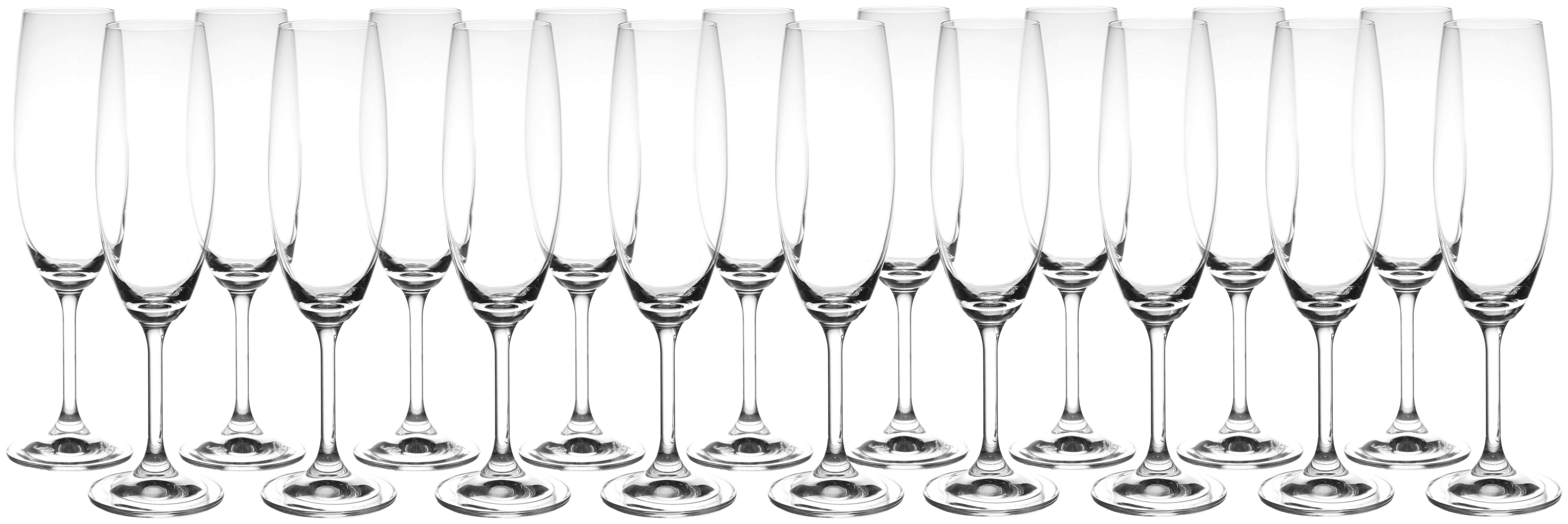 KOMPLET SZKŁA STOŁOWEGO 107 027 012 - przejrzysty, Konventionell, szkło (0,22l) - Novel