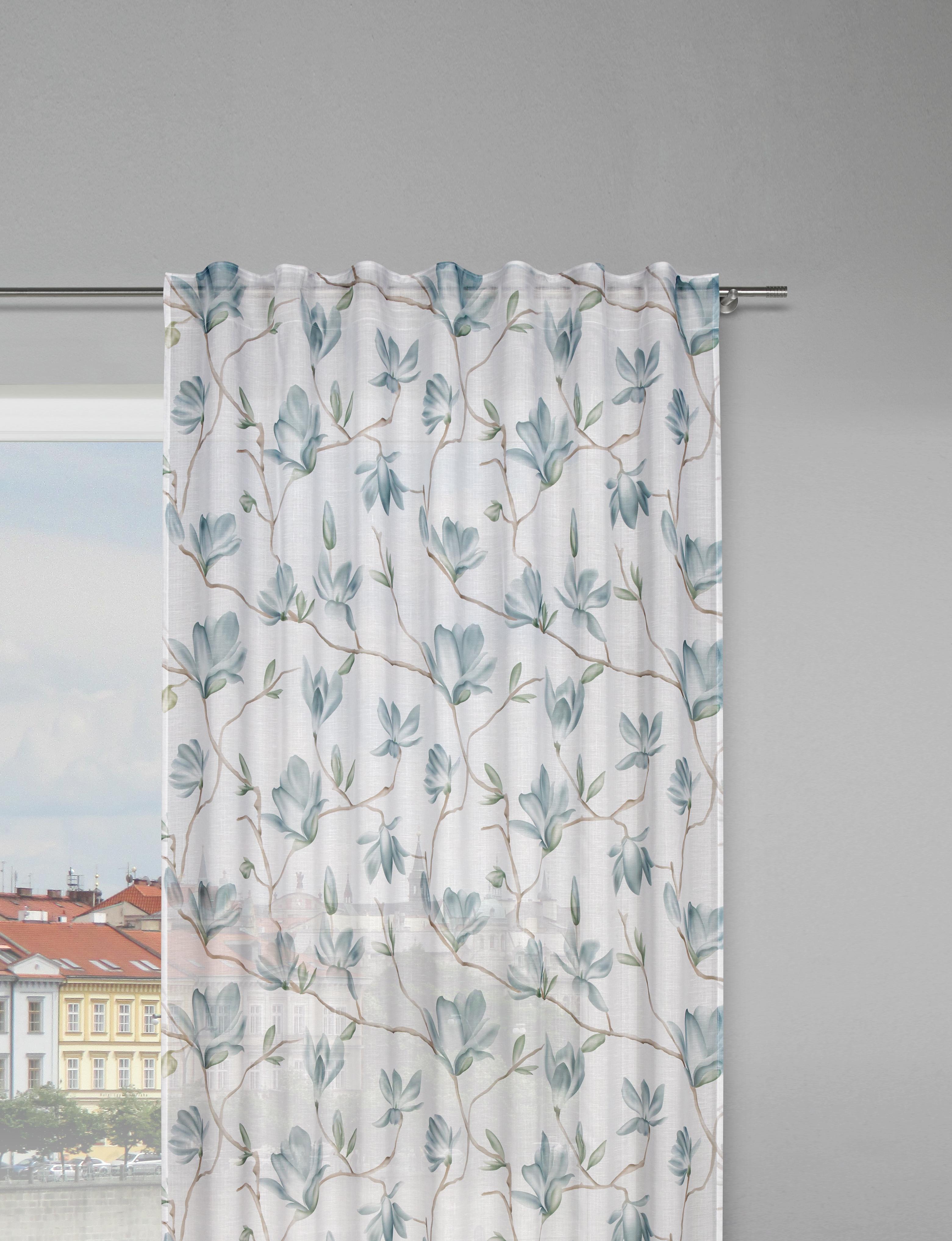 Fertigvorhang in Blau online bestellen