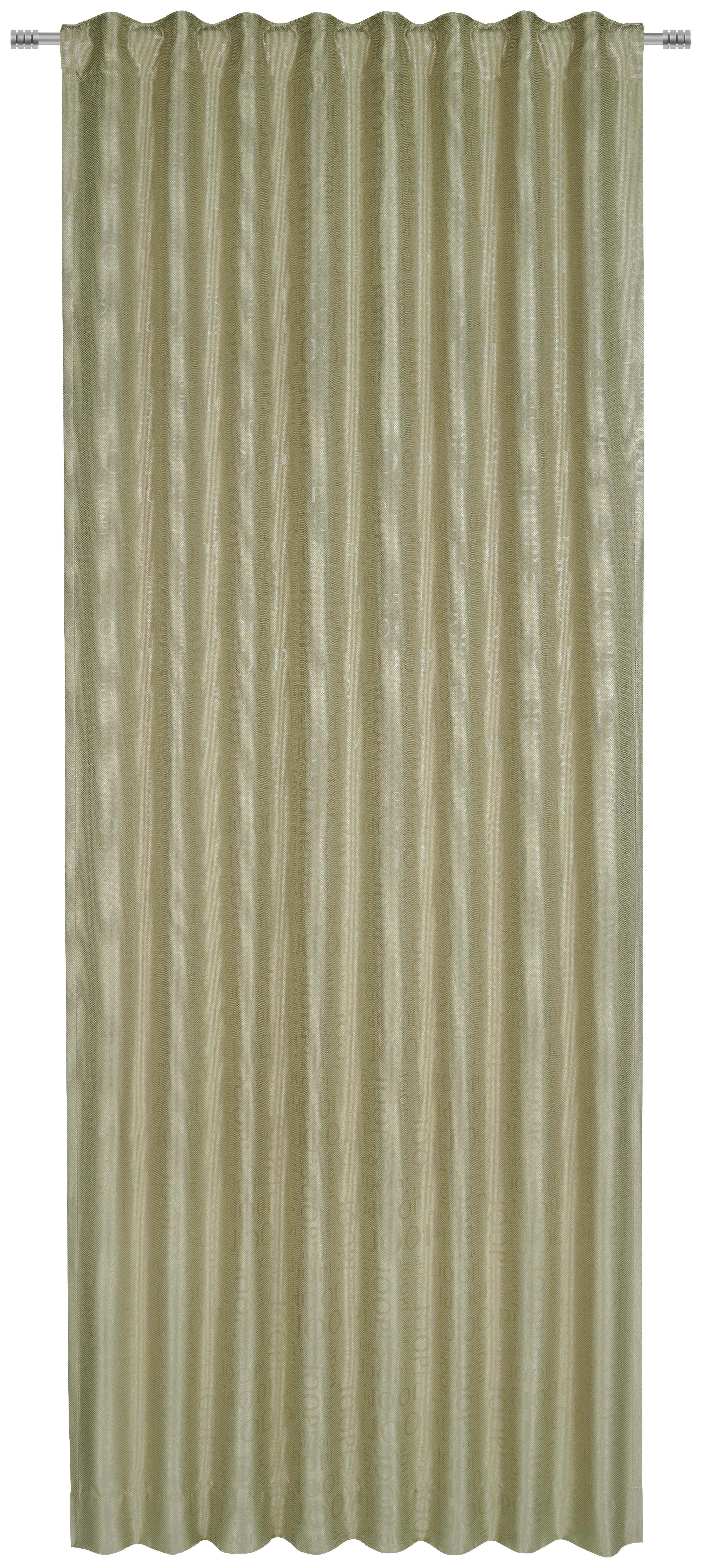 ZASŁONA GOTOWA J-LABEL - oliwkowa zieleń, Design, tkanina (130/250cm) - Joop!