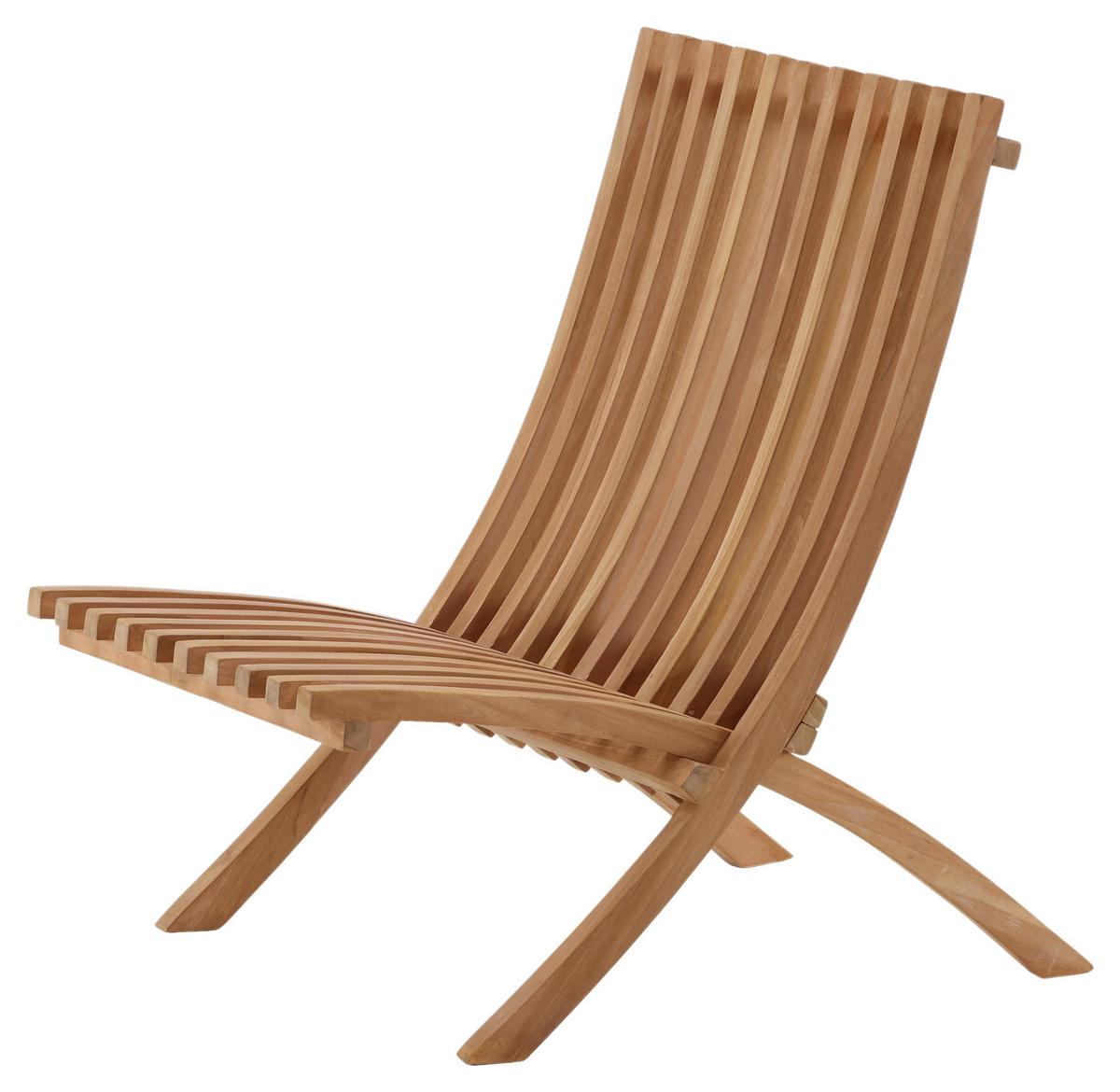 Loungesessel-2er Set Kenya ca. 73x58x63 cm Teakholz - Teakfarben, KONVENTIONELL, Holz (73/85/63cm) - Gardenson
