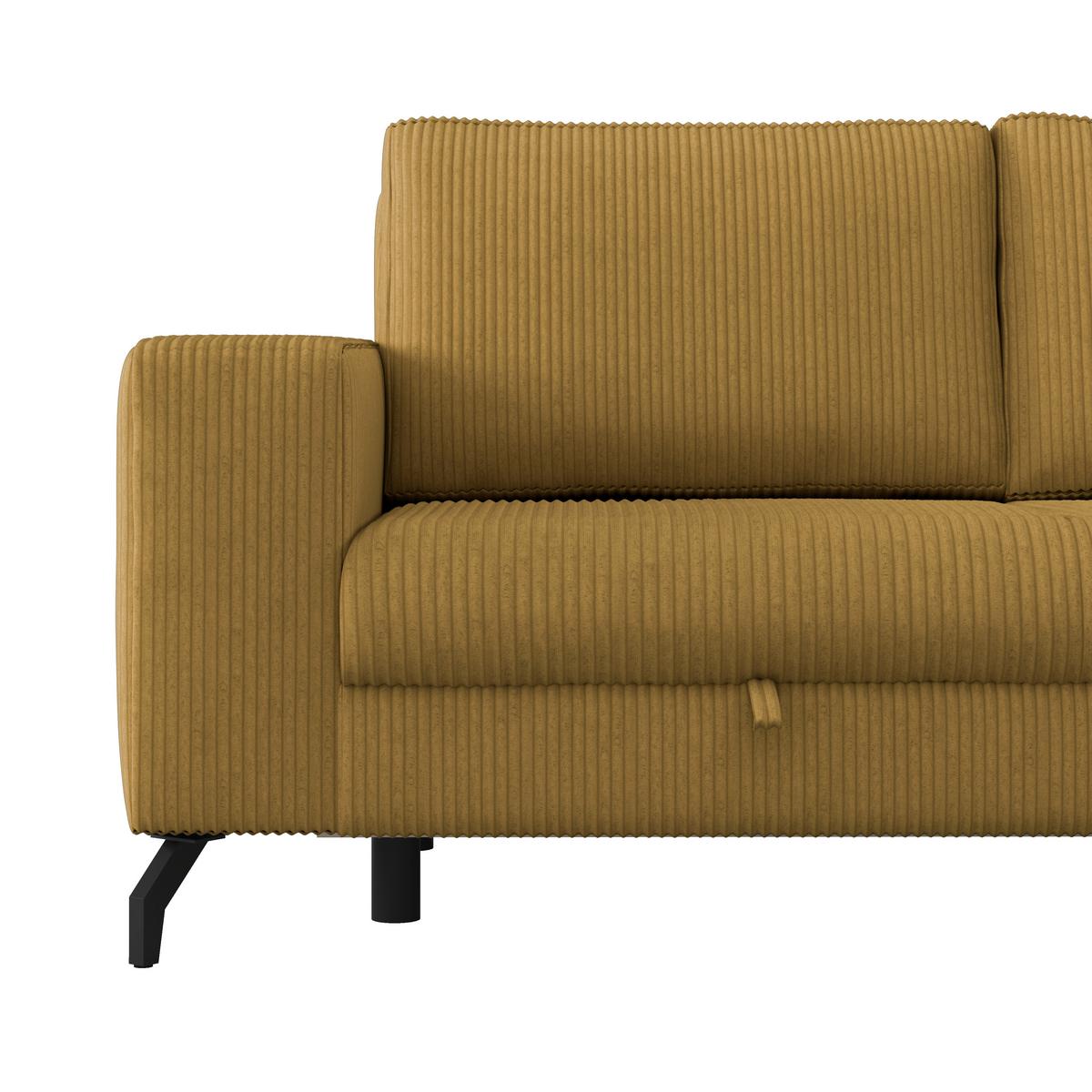 Kutna Garnitura Cloud - boje senfa, Trend, tekstil (290/178cm) - Modern Living