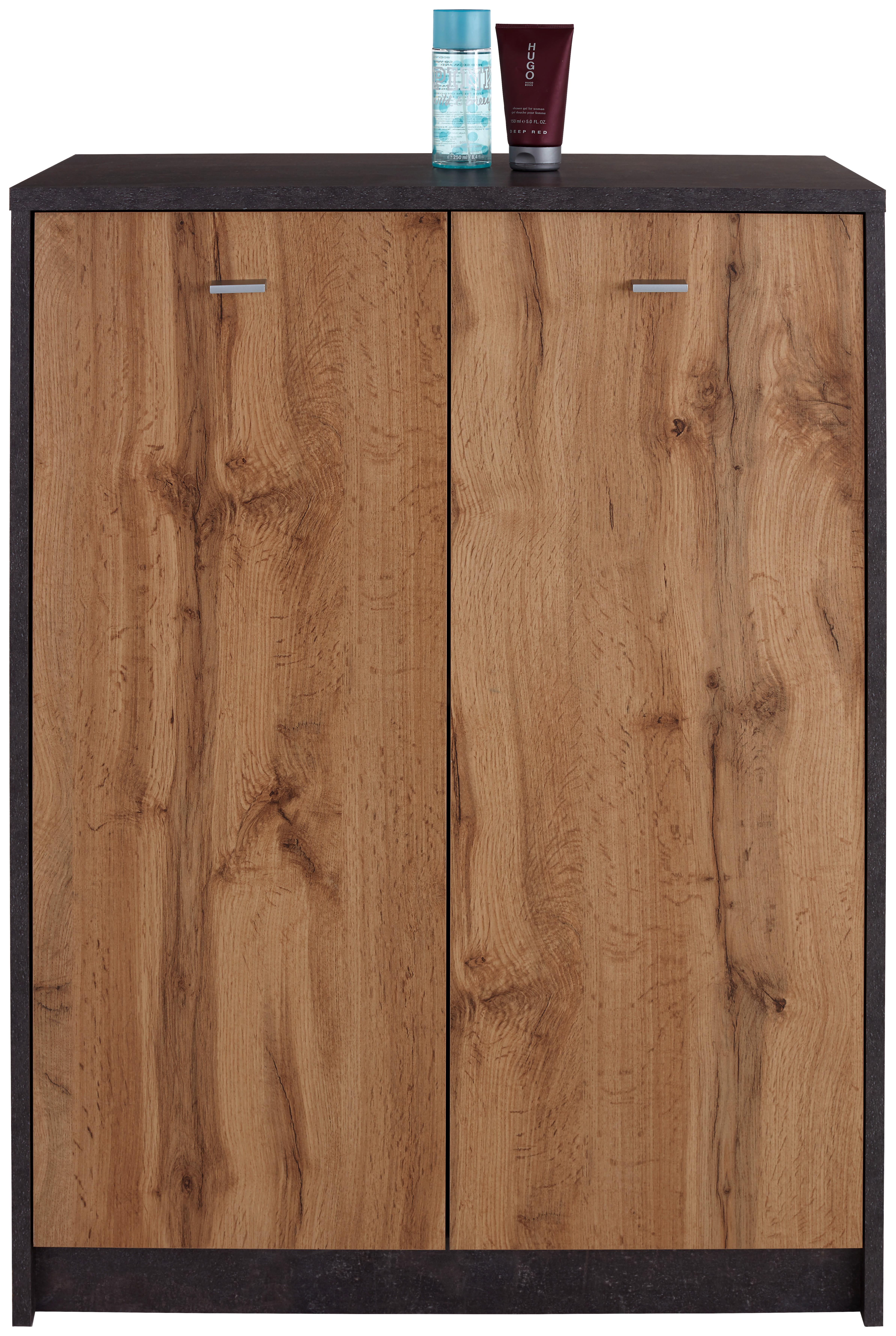 Comodă 4 YOU - culoare lemn stejar/gri, Modern, material pe bază de lemn (74/111.4/34,6cm) - Modern Living