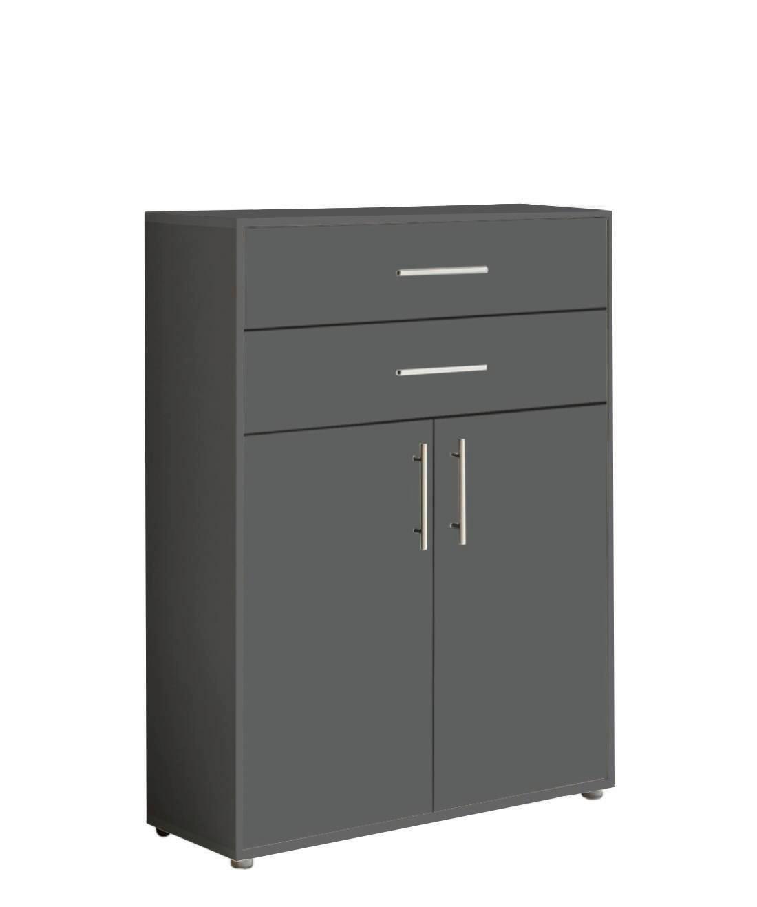 AKTENSCHRANK OFFICE EDITION - Anthrazit, LIFESTYLE, Holzwerkstoff (84,4/113,6/33cm) - MID.YOU
