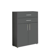 AKTENSCHRANK OFFICE EDITION - Anthrazit, LIFESTYLE, Holzwerkstoff (84,4/113,6/33cm) - MID.YOU