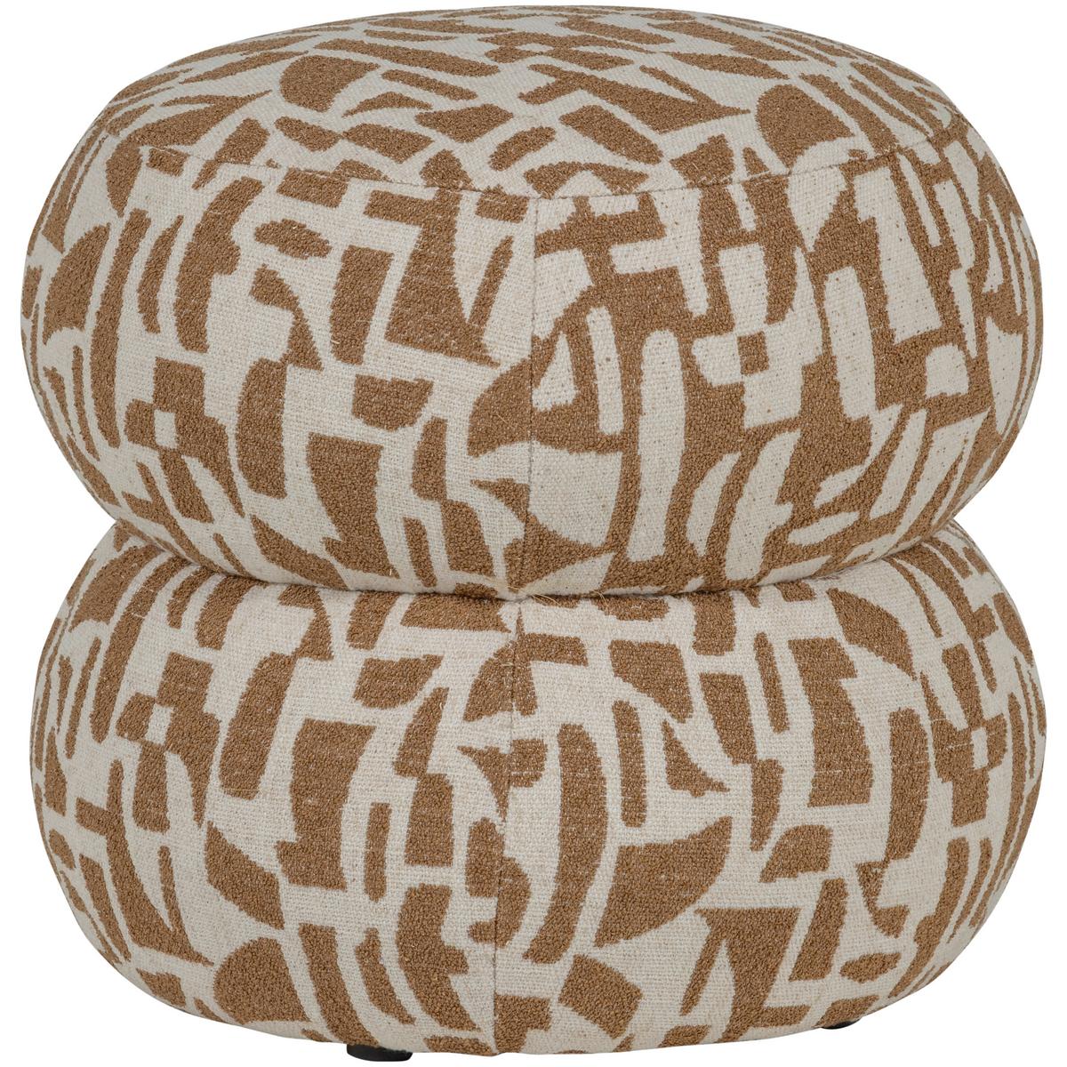 Pouf Anic Braun - Braun, Design, Textil (43/40/43cm) - Livetastic