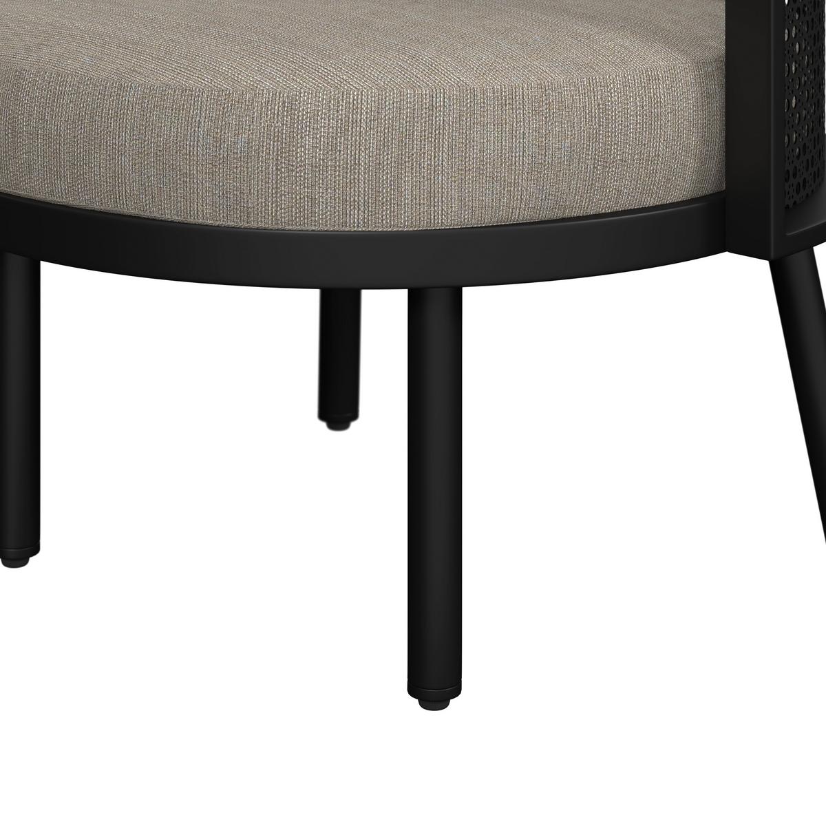 Dining-Loungeset Lissa Beige Outdoorstoff/Metall/Polywood - Dunkelgrau/Beige, MODERN, Kunststoff/Textil - Bessagi Garden