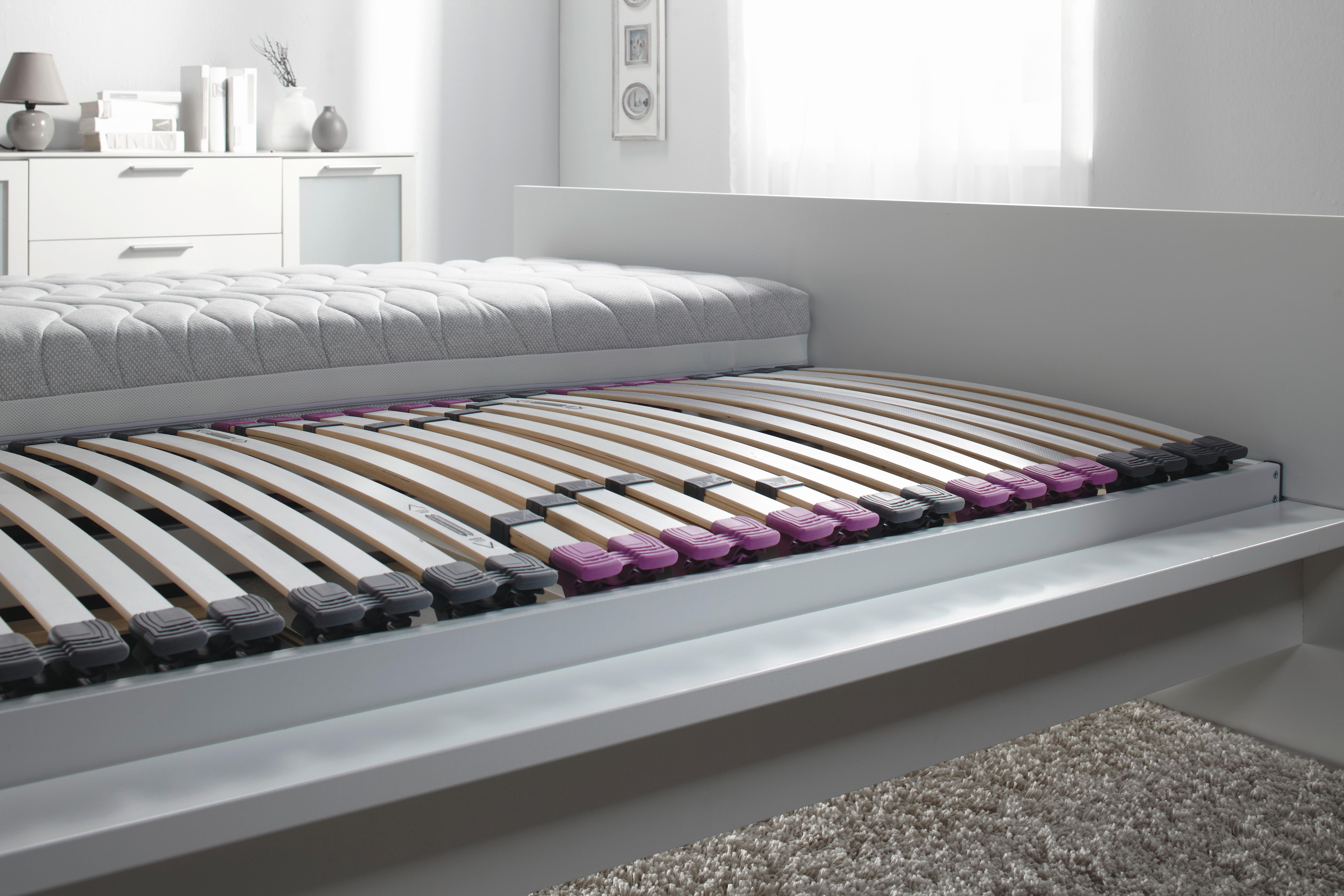 Lattenrost ca. 120x200cm - Silberfarben, Holz (120/200cm) - Nadana