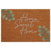 Predpražnik Home Sweet Home - rjava, Trendi, tekstil (40/60cm) - Mömax