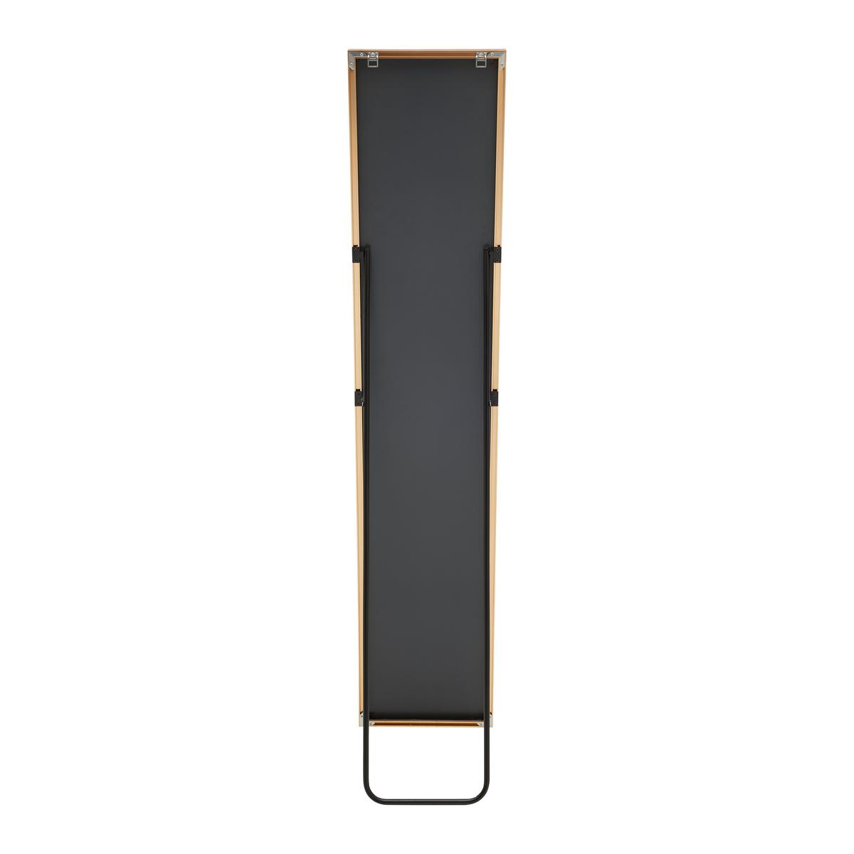 Standspiegel Kevin Goldfarben - Goldfarben, Modern, Glas/Metall (30/150/2,5cm) - Mömax