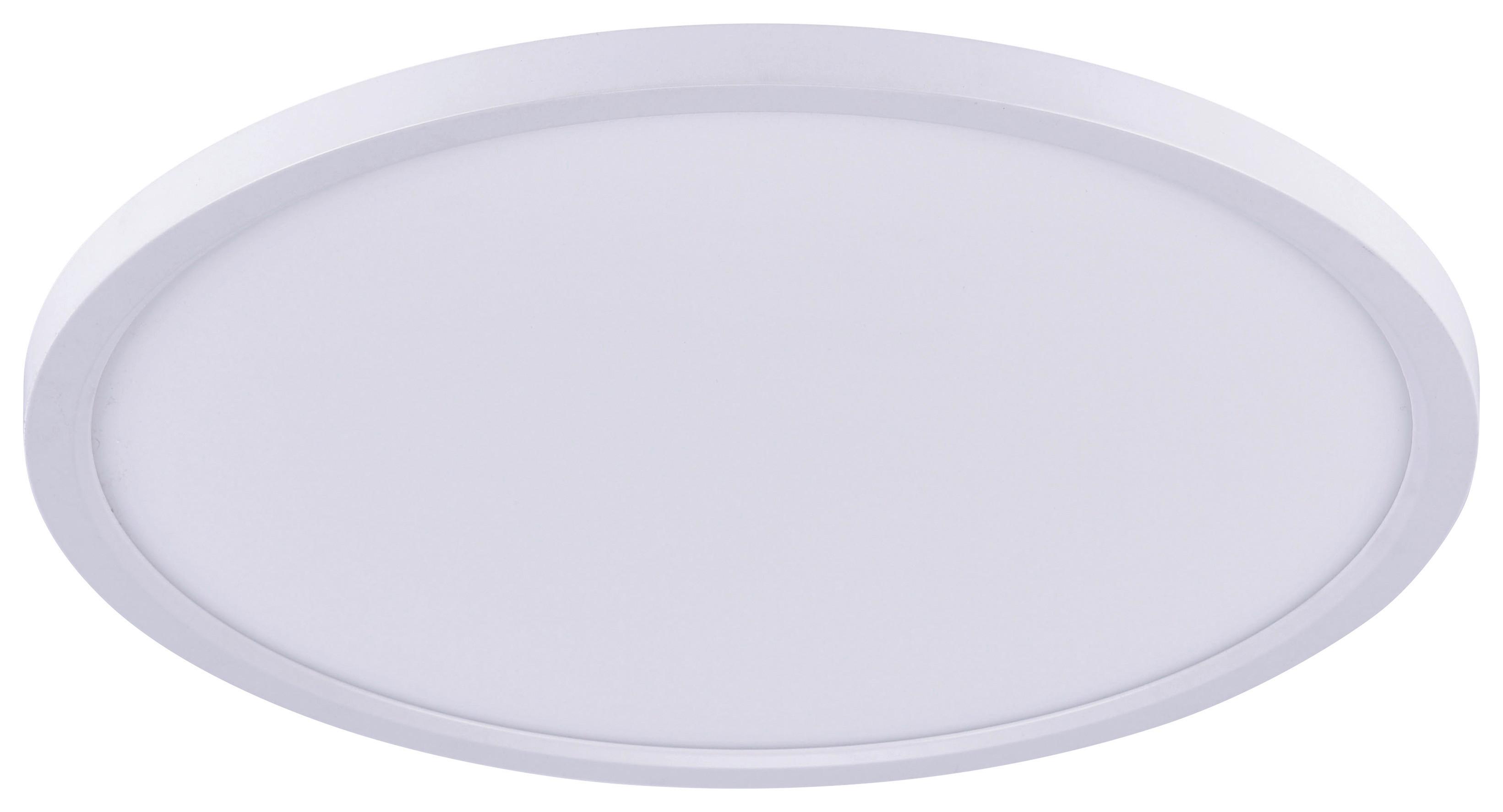 LED-Deckenleuchte Flat max. 29 Watt - Weiß, Design, Metall (45/45/6,6cm) - Novel