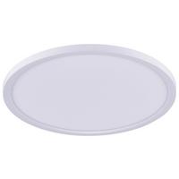 LED-Deckenleuchte Flat max. 29 Watt - Weiß, Design, Metall (45/45/6,6cm) - Novel