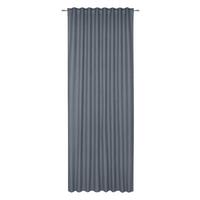 Verdunkelungsvorhang Allan Grau ca. 135x255cm - Grau, ROMANTIK / LANDHAUS, Textil (135/255cm) - Premium Living