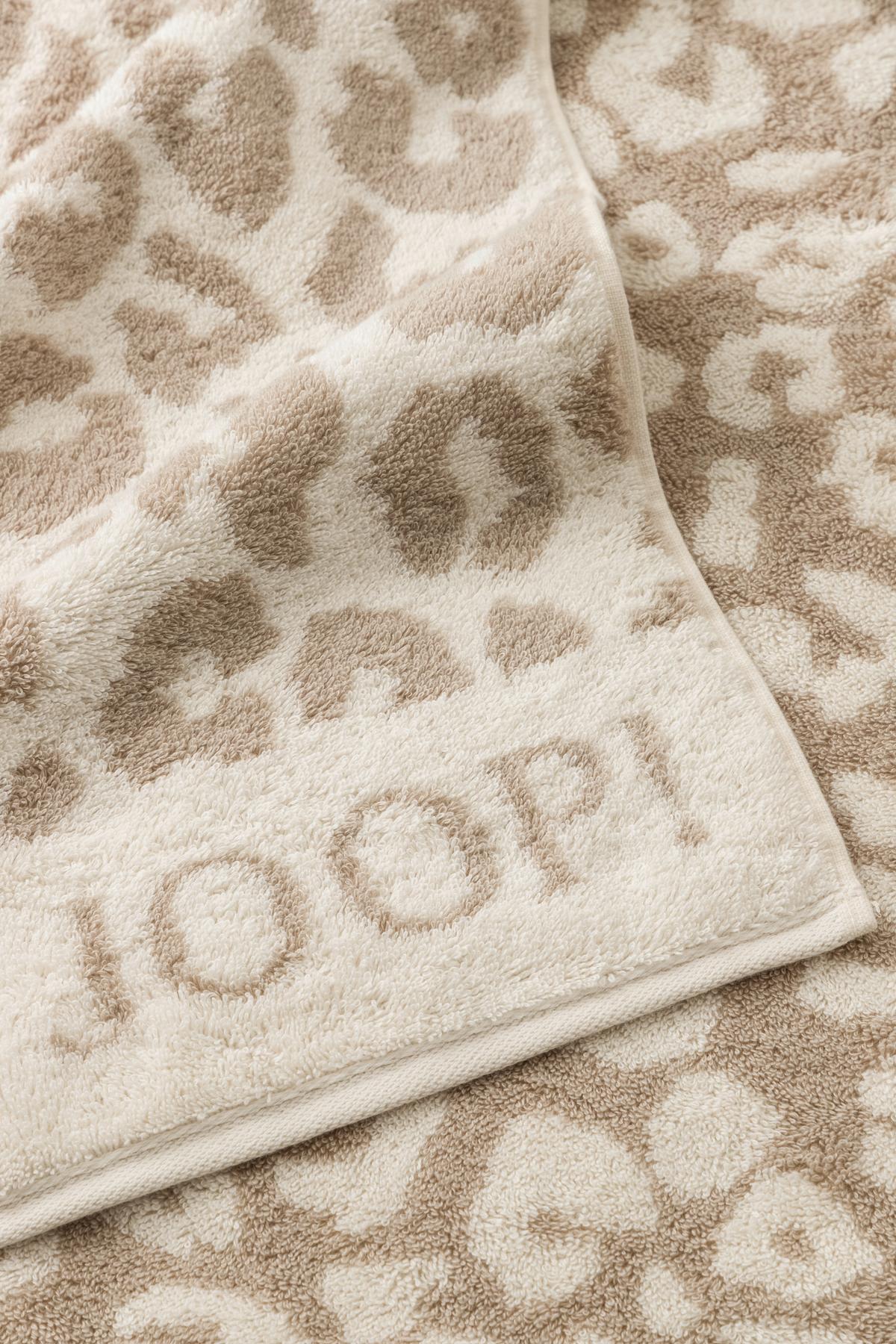 RĘCZNIK DO SAUNY JOOP! LEO - beżowy/kremowy, Basics, tkanina (80/200cm) - Joop!