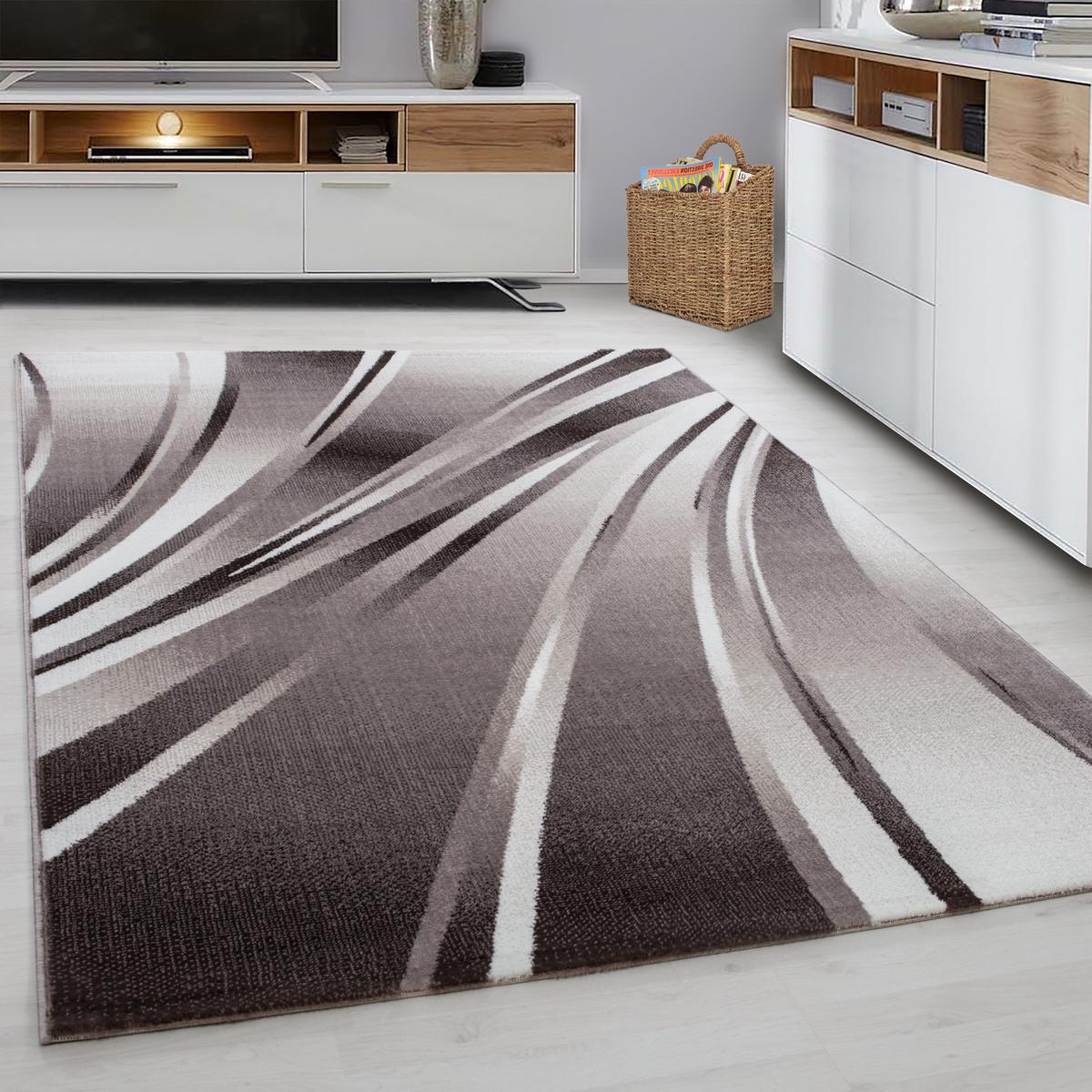 Webteppich Parma Braun ca. 80x300cm - Braun, KONVENTIONELL, Textil (80/300cm)