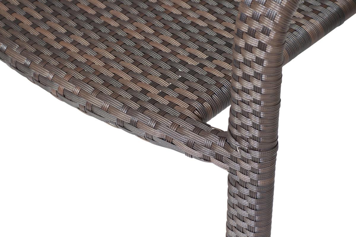 Stapelsessel Braun wetterfest - Braun, MODERN, Kunststoff/Metall (56/83/60cm) - Siena Garden