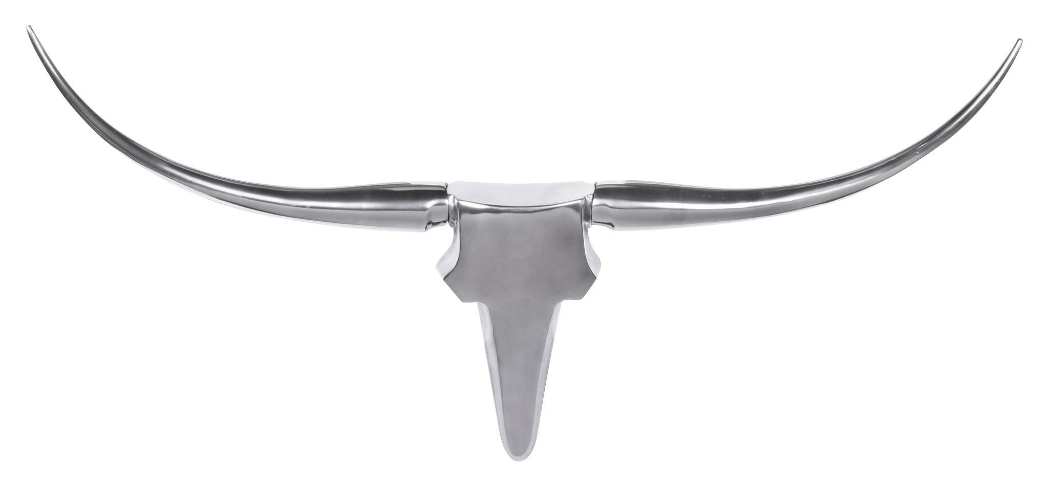 Wanddeko Wohnling Silberfarben - Silberfarben, MODERN, Metall (100/40/6cm) - MID.YOU
