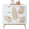 COMMODE LEAFS - Wit/Natuurlijke kleuren, Lifestyle, Houtcomposiet/Hout (80/76/34cm) - Mömax