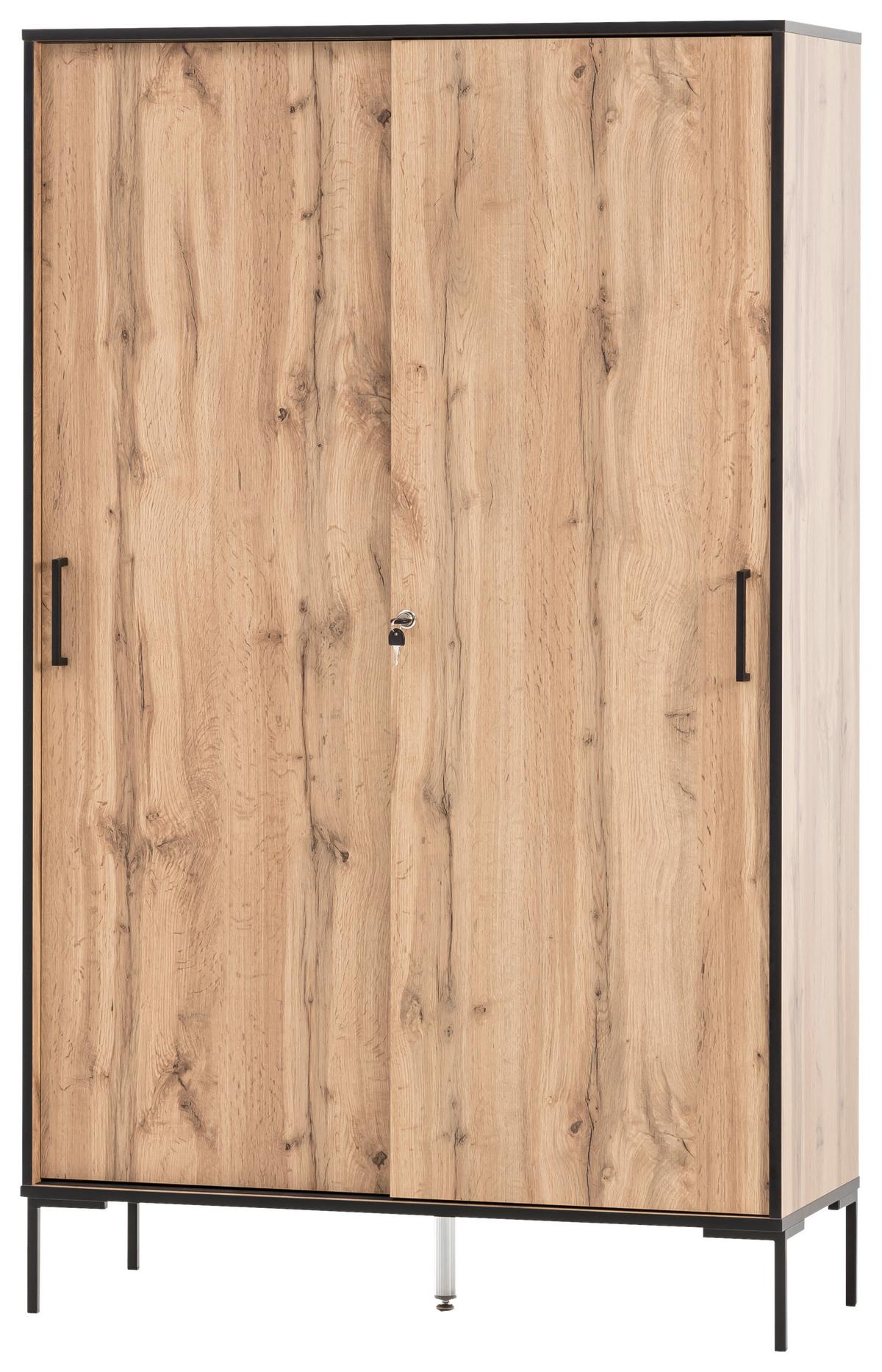 Aktenschrank versperrbar ca. 100x164 cm Eiche - Eichefarben, MODERN, Holzwerkstoff (100,1/163,8/41cm) - MID.YOU