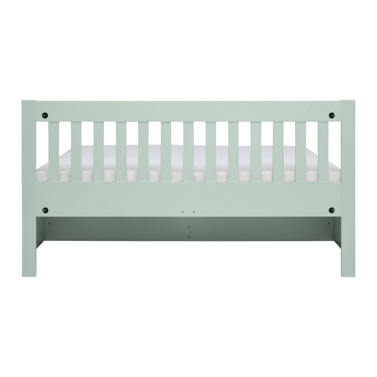 PAT CU SPAțIU DE DEPOZITARE NIZZA - verde gri, Romantik / Landhaus, lemn (160/200cm) - Zandiara