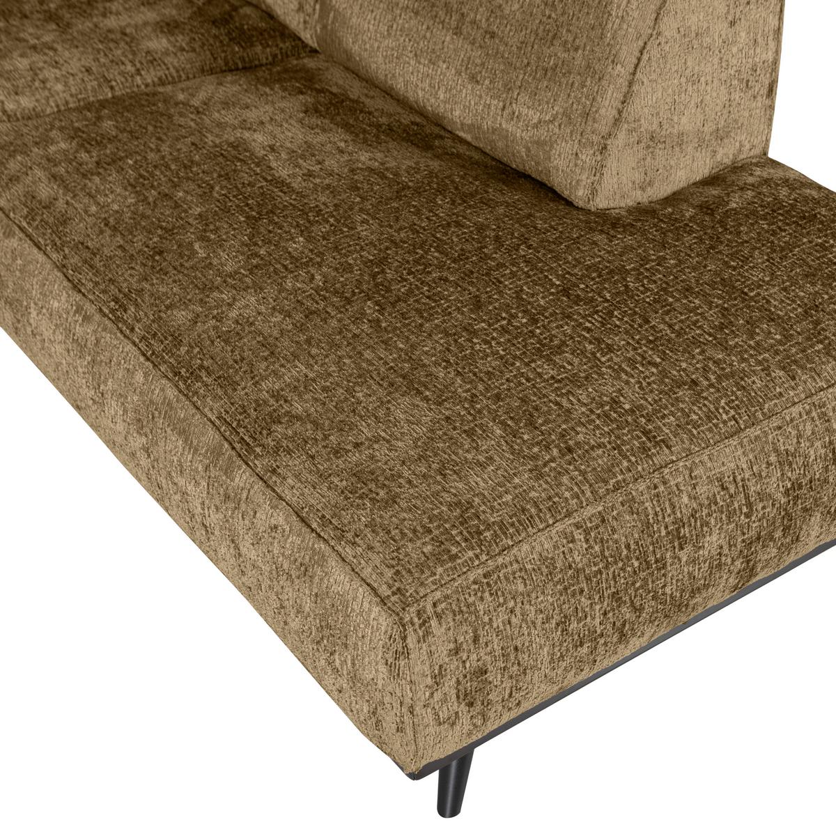 ECKSOFA Statement Gelb S: 274x210cm - Gelb/Schwarz, Design, Holz/Textil (274/210cm) - Livetastic