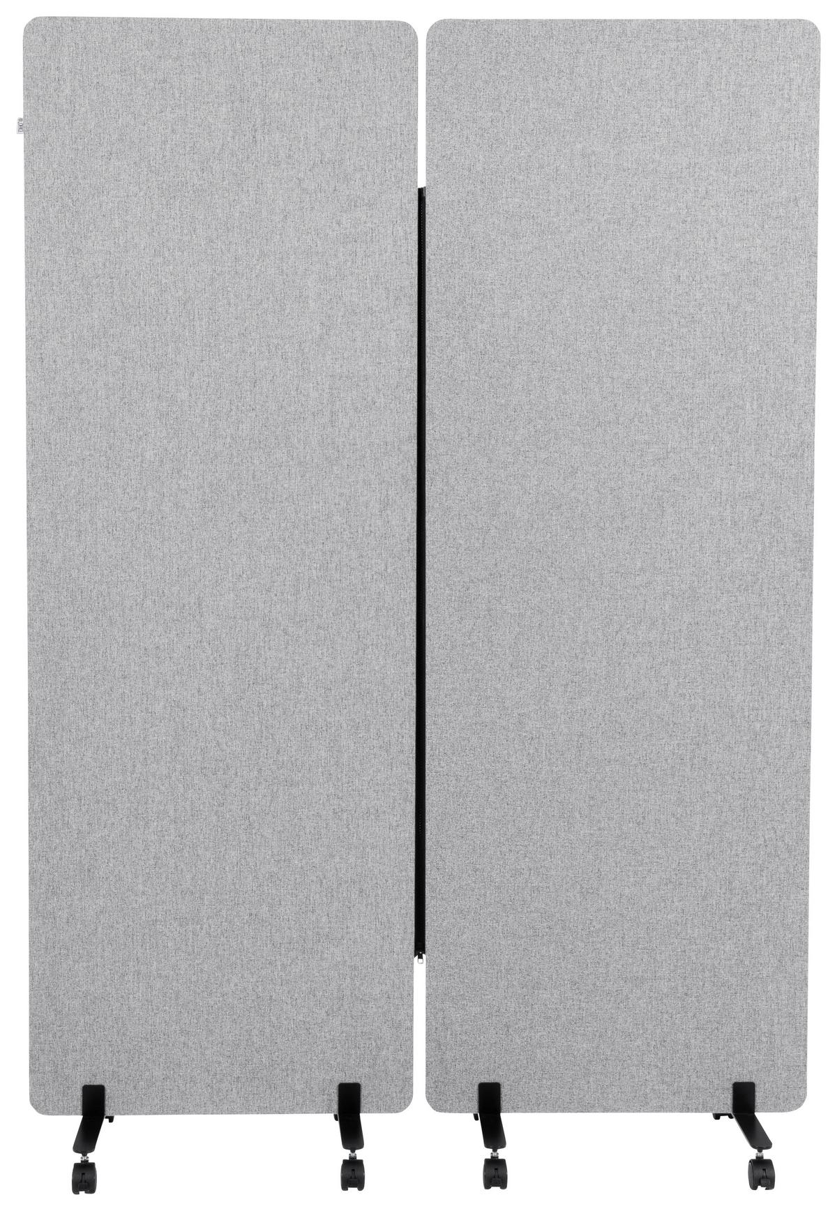 Pregradna Stena Flexmiut, Svetlo Siva - svetlo siva, Basics, kovina/umetna masa (60/177/35cm) - MID.YOU