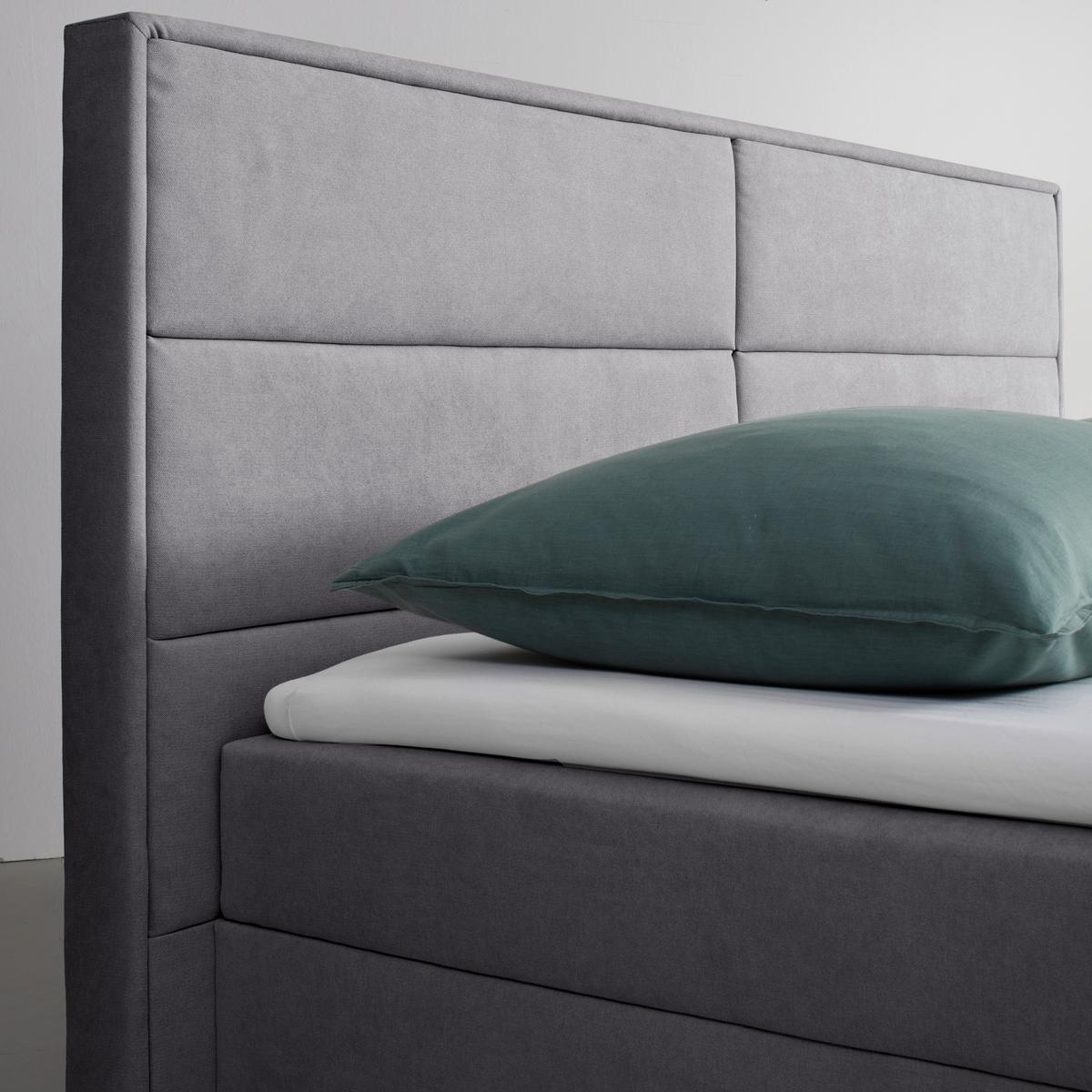 Box Krevet Kiara - siva/crna, Moderno, tekstil/drvo (180/200cm) - Bessagi Home