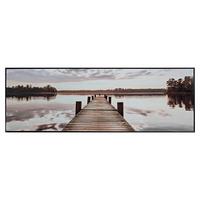 Tablou cu ramă Thian  cca. 152x52 cm - multicolor/negru, Modern, plastic/lemn (152/52/4cm) - Mömax