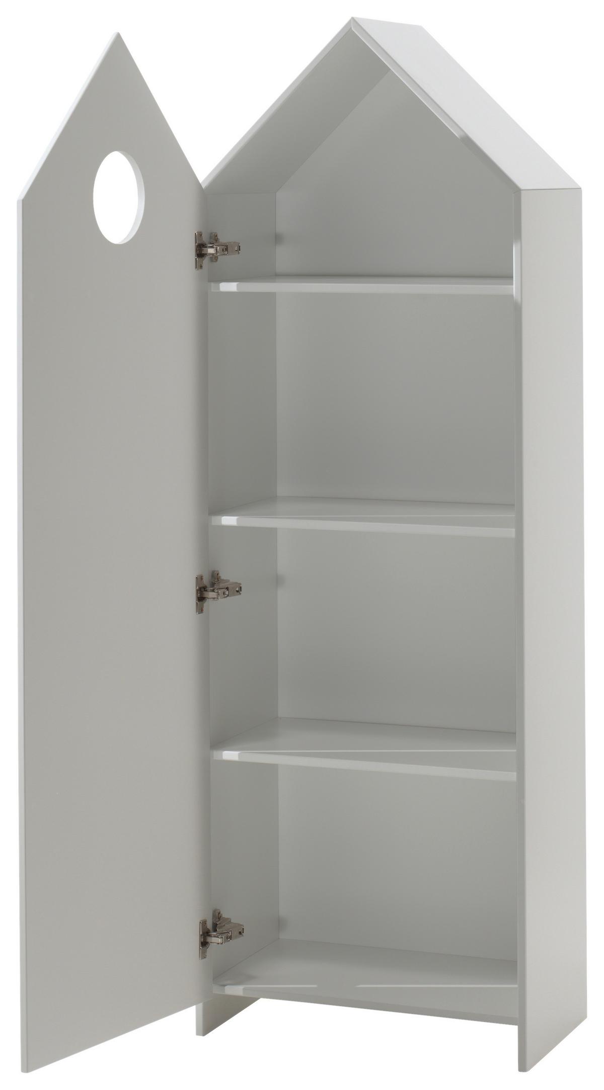 Kinderkleiderschrank Casami Weiß - Weiß, MODERN, Holzwerkstoff (57,6/171,3/37cm) - Vipack