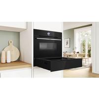 Dampfschublade BDC7111B0 Schwarz - Schwarz, MODERN, Glas (59,4/14,1/51,8cm) - Bosch