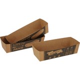 Hotdog-schale BBQ in Braun/Schwarz - Schwarz/Braun, Papier (20/8/5cm)