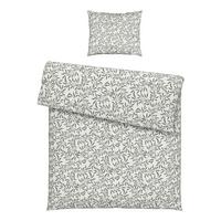 BETTWÄSCHESET TIFFANY - Weiss/Jadegrün, Konventionell, Textil (160/210cm) - Modern Living