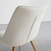 STOL LOU - beige/ekfärgad, Modern, metall/trä (52/84/60cm) - Mömax