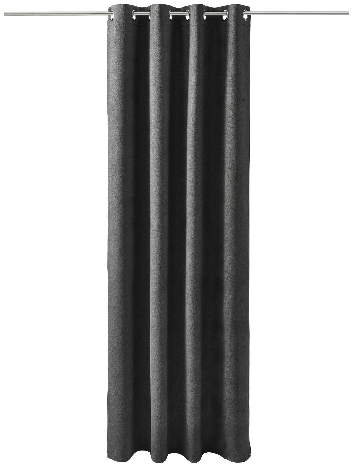 ZASŁONA NA PRZELOTKACH E-HARP ESPRIT - ciemnoszary, Basics, tkanina (140/250cm) - Esprit