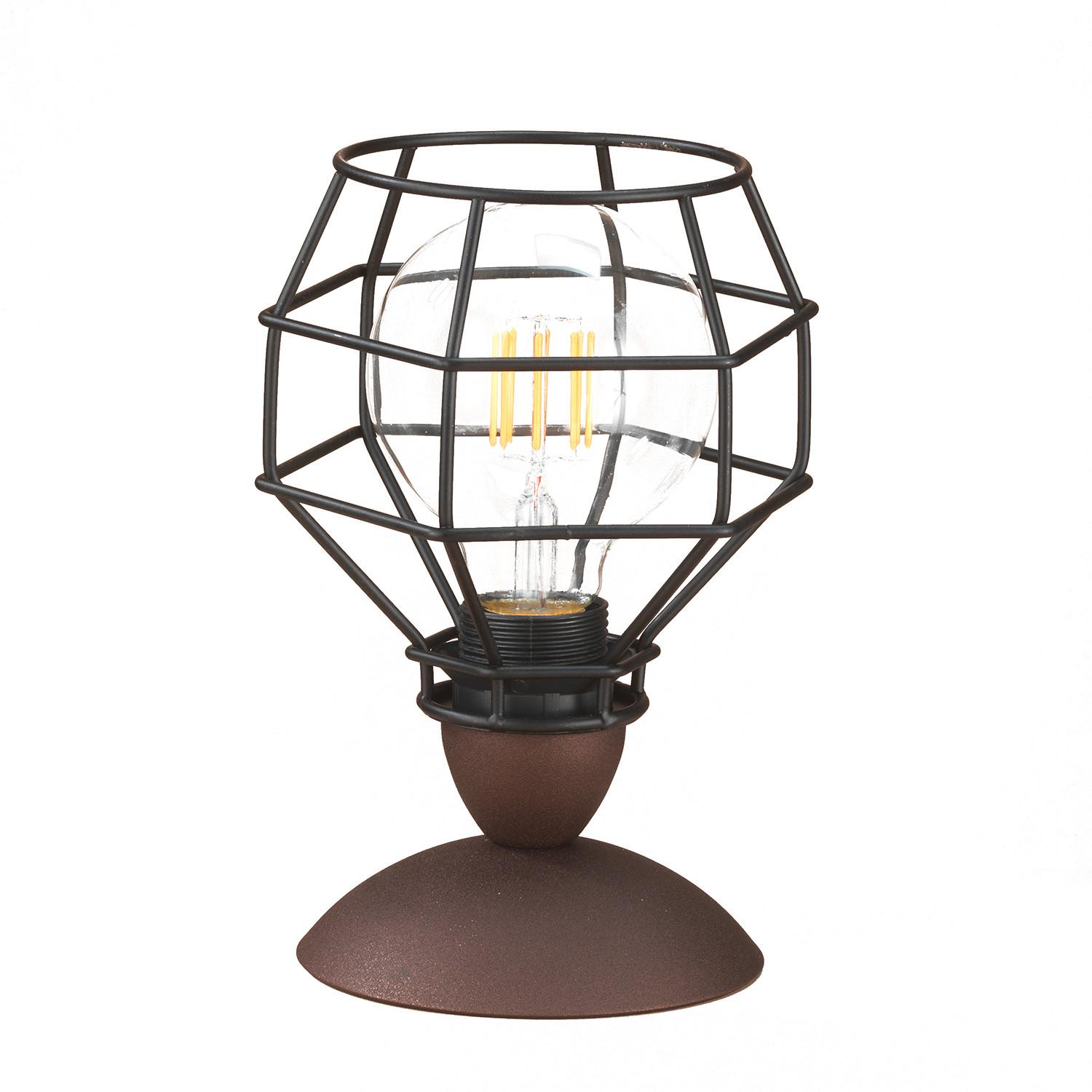 Tischleuchte Spider Schwarz max. 22 Watt - Schwarz, LIFESTYLE, Metall (16/23cm)